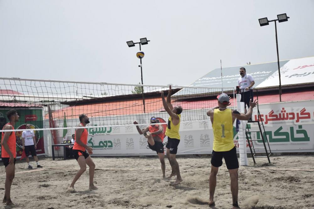 حکایت ‌گیلان | برگزاری اختتامیه مسابقات والیبال ساحلی کارگران کشور در دهکده گردشگری دکتر خاکی